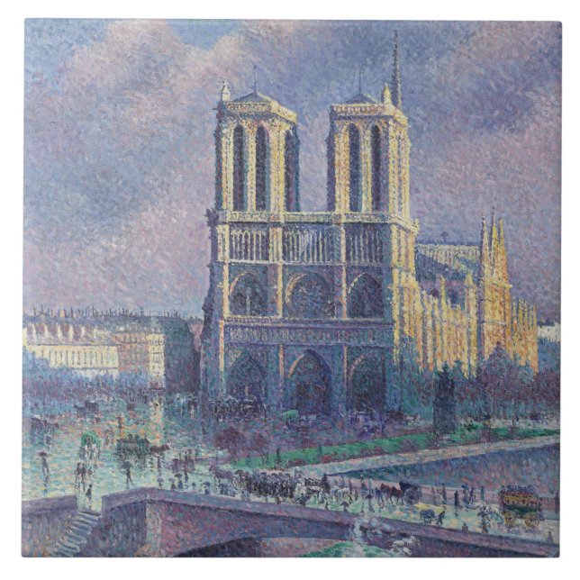 Notre-Dame de Paris (Pariser Dom, Frankreich) Fliese (Vorderseite)