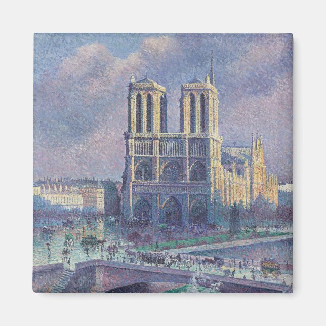 Notre-Dame de Paris (Pariser Dom, Frankreich) Magnet (Vorne)