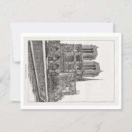 Notre Dame de Paris Postcard + Umschlag Postkarte