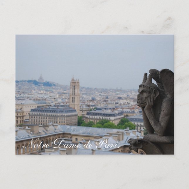 Notre Dame de Paris Postkarte (Vorderseite)