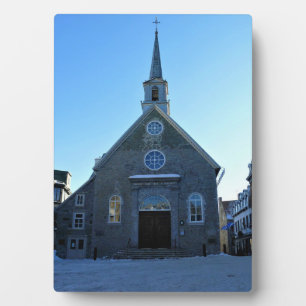 Notre Dame des Victoires, Old Quebec City, Kanada Fotoplatte