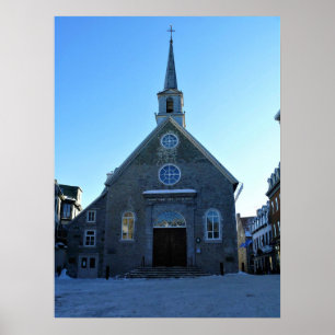 Notre Dame des Victoires, Old Quebec City, Kanada Poster
