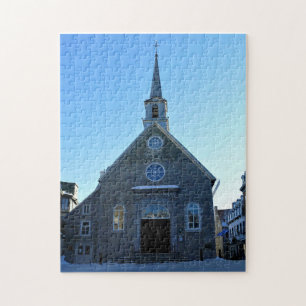 Notre Dame des Victoires, Old Quebec City, Kanada Puzzle