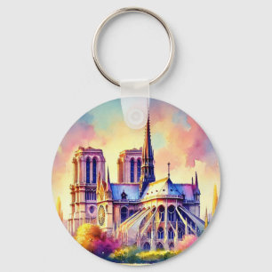 Notre-Dame-Feuer Schlüsselanhänger