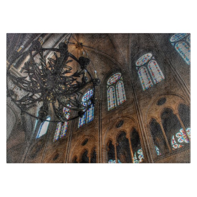 Notre Dame Interior Schneidebrett (Vorderseite)
