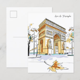 Notre-Dame Kathedrale Paris Frankreich Reise Postkarte
