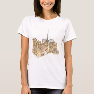 Notre-Dame-Kathedrale. Paris Frankreich T-Shirt