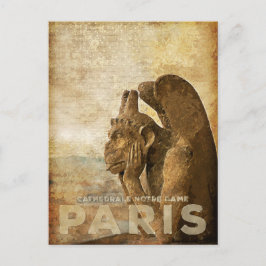 Notre Dame Kathedrale Paris, le Stryga Chimera Postkarte