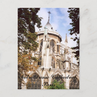 Notre Dame Kathedrale, Paris Postcard Postkarte