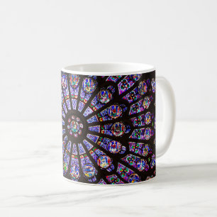 Notre-Dame-Kathedrale Paris Rosenfenster Kaffeetasse