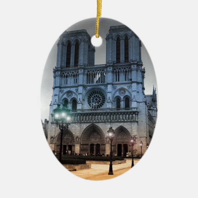 Notre Dame Keramik Ornament (Vorne)