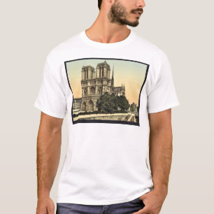 Notre Dame, Klassiker Photochrom Paris, Frankreich T-Shirt