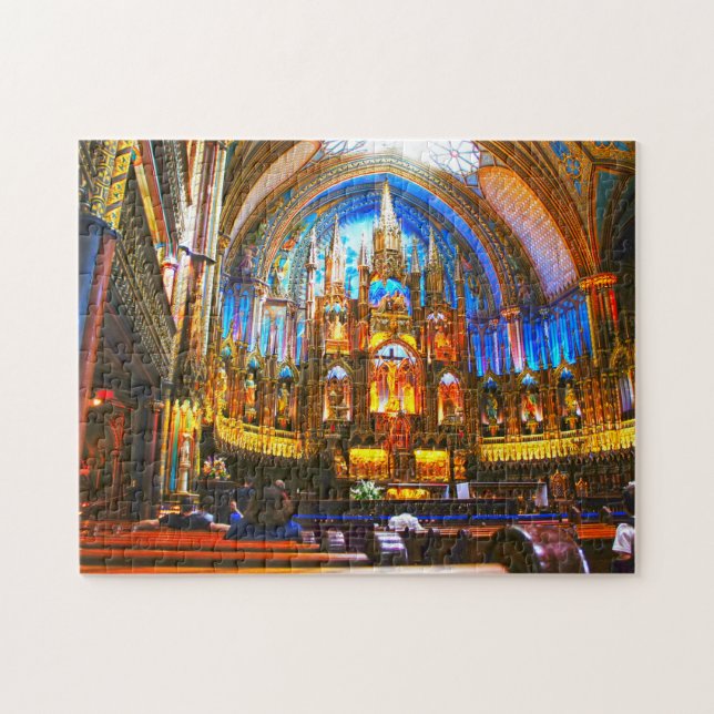 Notre Dame Montreal. Puzzle (Horizontal)