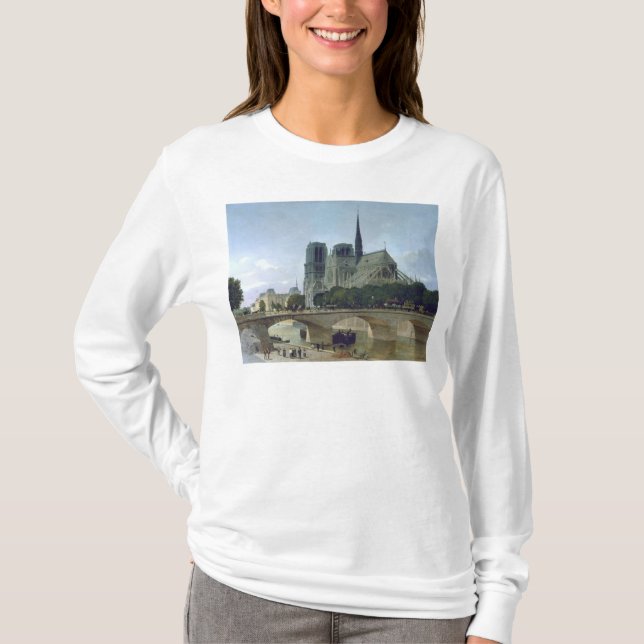 Notre Dame, Paris, 1884 T-Shirt (Vorderseite)