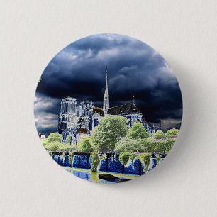Notre Dame, Paris 4 Button