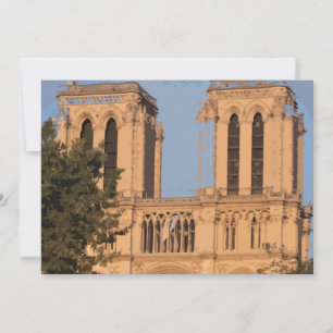 Notre Dame Paris card (leer) Dankeskarte