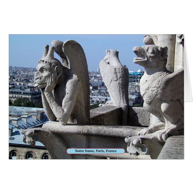 Notre Dame, Paris, Frankreich (Vorderseite (Horizontal))