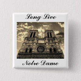 Notre Dame Paris Frankreich Kathedrale Long Live Button