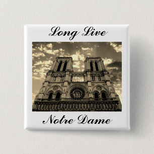 Notre Dame Paris Frankreich Kathedrale Long Live Button
