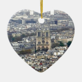 Notre Dame Paris Frankreich Keramikornament