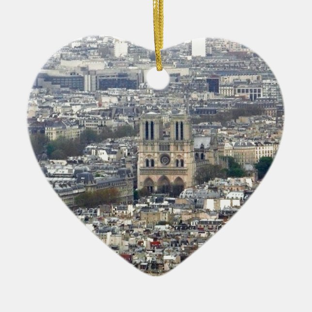 Notre Dame Paris Frankreich Keramikornament (Vorne)