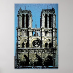 Notre Dame Paris Frankreich Poster