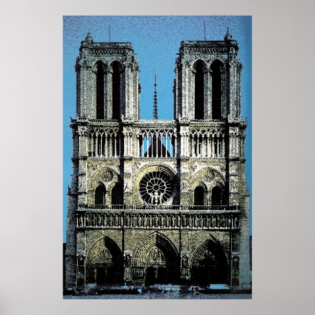 Notre Dame Paris Frankreich Poster (Vorne)