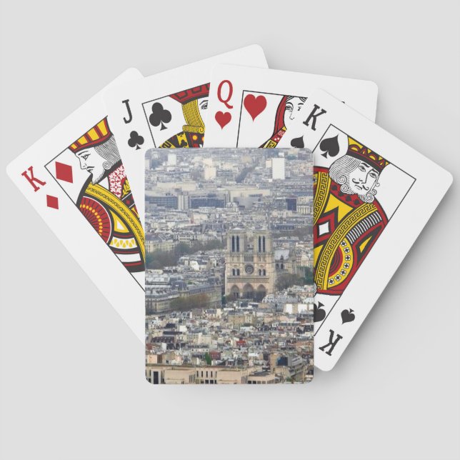 Notre Dame Paris Frankreich Spielkarten (Rückseite)