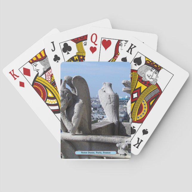 Notre Dame, Paris, Frankreich Spielkarten (Rückseite)