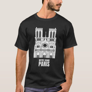 Notre Dame Paris Frankreich T Shirt Französische K