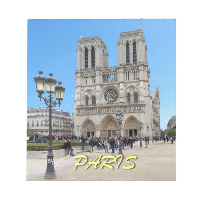 Notre Dame PARIS Notizblock (Vorderseite)