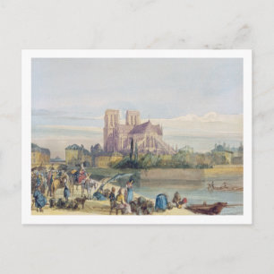 Notre Dame, Paris (ohne Papier) Postkarte