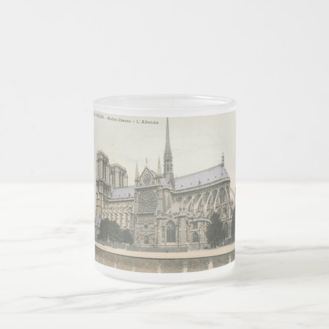 Notre Dame, Paris Vintag Mattglastasse (Mittel)