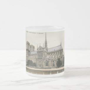 Notre Dame, Paris Vintage Mattglastasse