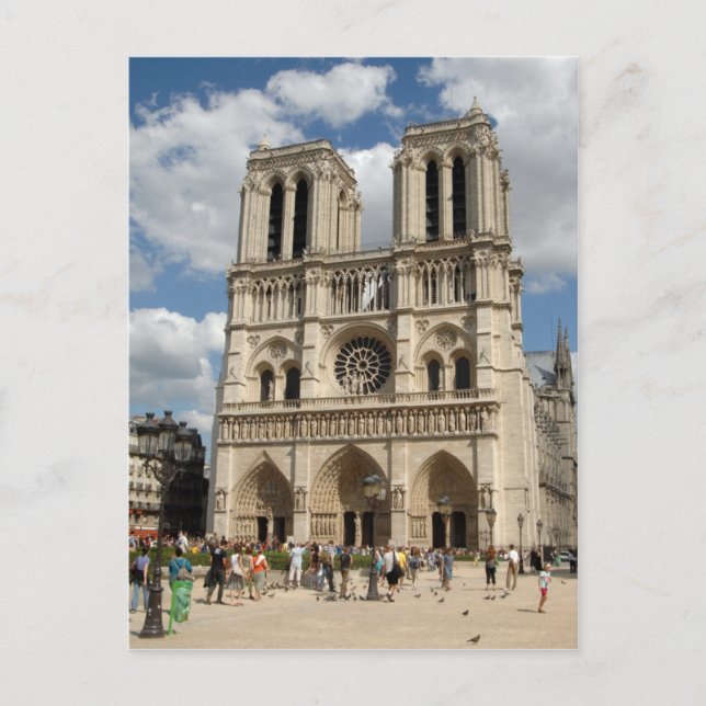 Notre Dame Postcard Postkarte (Vorderseite)