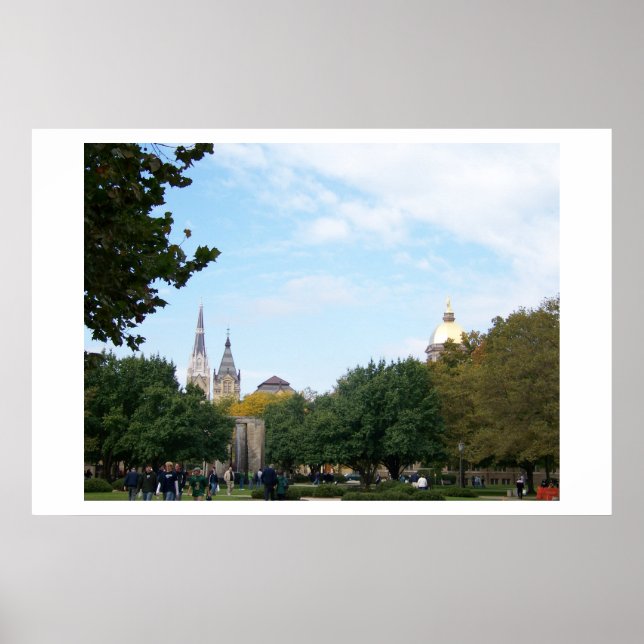 Notre Dame Poster (Vorne)