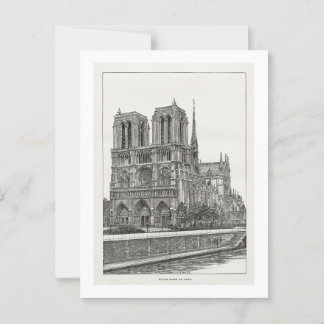 Notre Dame Postkarte