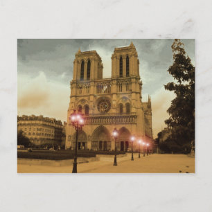 Notre Dame Postkarte
