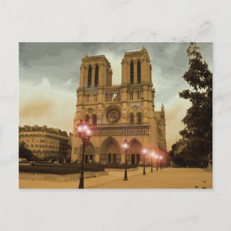 Notre Dame Postkarte