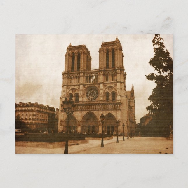 Notre Dame Postkarte (Vorderseite)