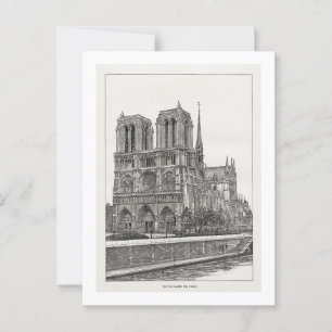 Notre-Dame-Postkarte Postkarte