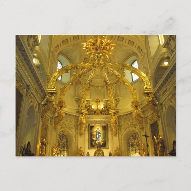 Notre Dame Quebec City, Quebec, Kanada Postkarte (Vorderseite)