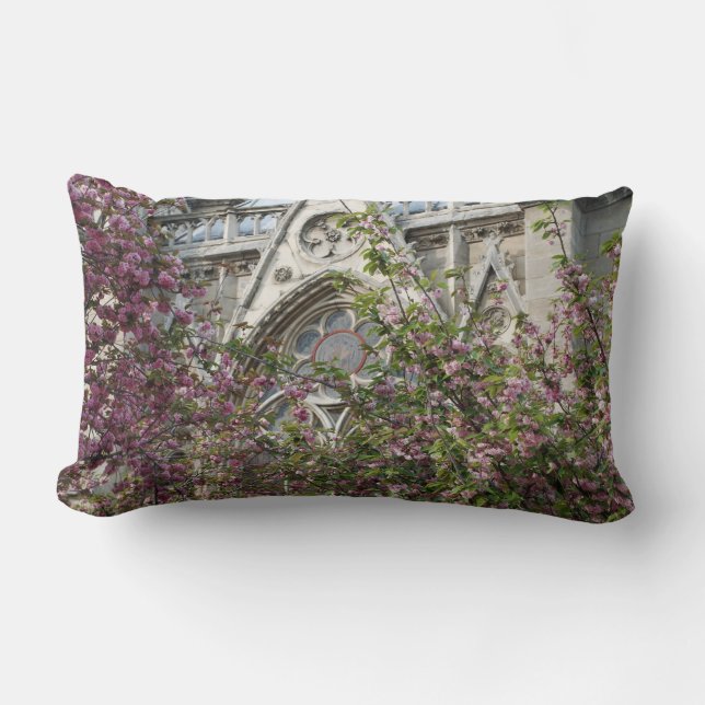 Notre Dame spring Lendenkissen (Vorderseite)