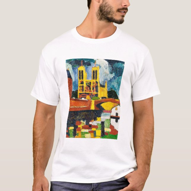 Notre Dame von Henry Lyman Sayen T-Shirt (Vorderseite)
