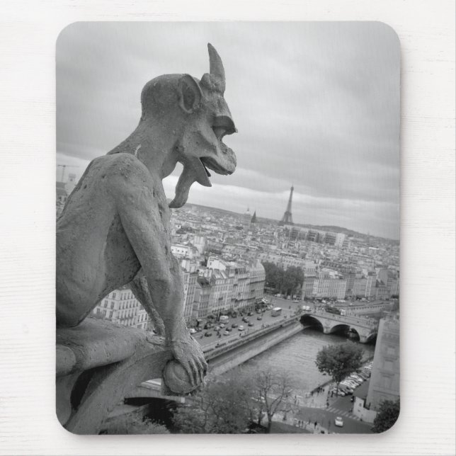 Notre Dame-Wasserspeier Mousepad (Vorne)
