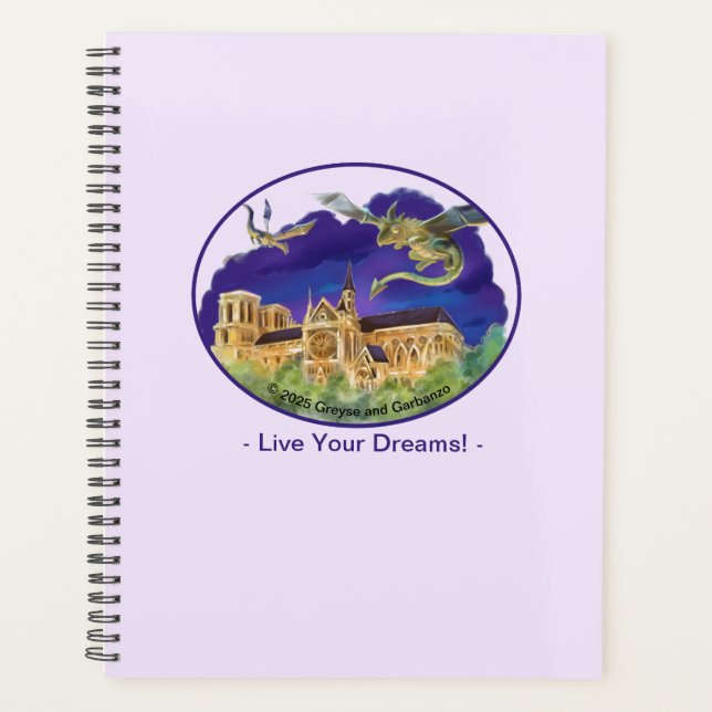Notre Dame Weekly Planner - Happy (Verschiedene) Planer (Vorderseite)