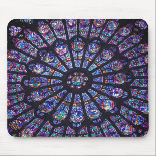 Notre- DameRosen-Fenster Mousepad