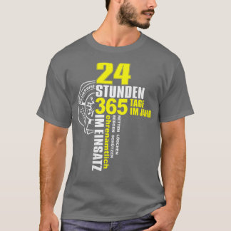 Notruf 112 des Feuerwehrdienstes D T-Shirt
