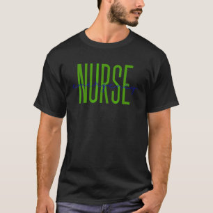 Notruf-Leopard-Druck, Krankenpflege T-Shirt