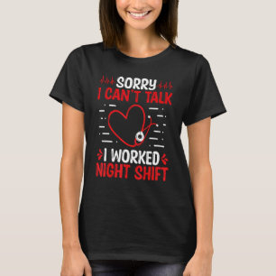 Notrufanlage Nurse Night Shift ER N T-Shirt